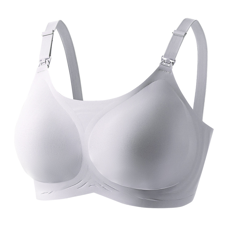  Ladies Nursing Bra With Wide Shoulder Straps and Wings Soft Support Wireless Comfortable Bra Seamless Nursing Bra