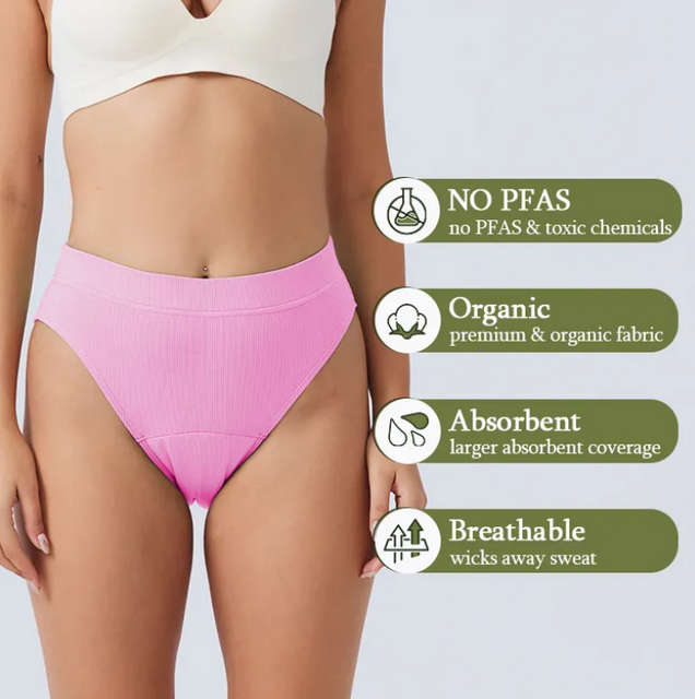 Women High Waist Menstrual Panties Women Breathable Culotte Menstruelles Period Panties