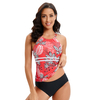 Custom Logo Tankini With Cover Up Bikini 2pcs Drawstring Skirt Beach Wear Bathing Suits Women Swimwear Beachwear