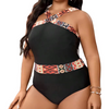 Plus Size Swimwear Hot Beachwear 1 Piece Bikini Swim Suit Fat Woman