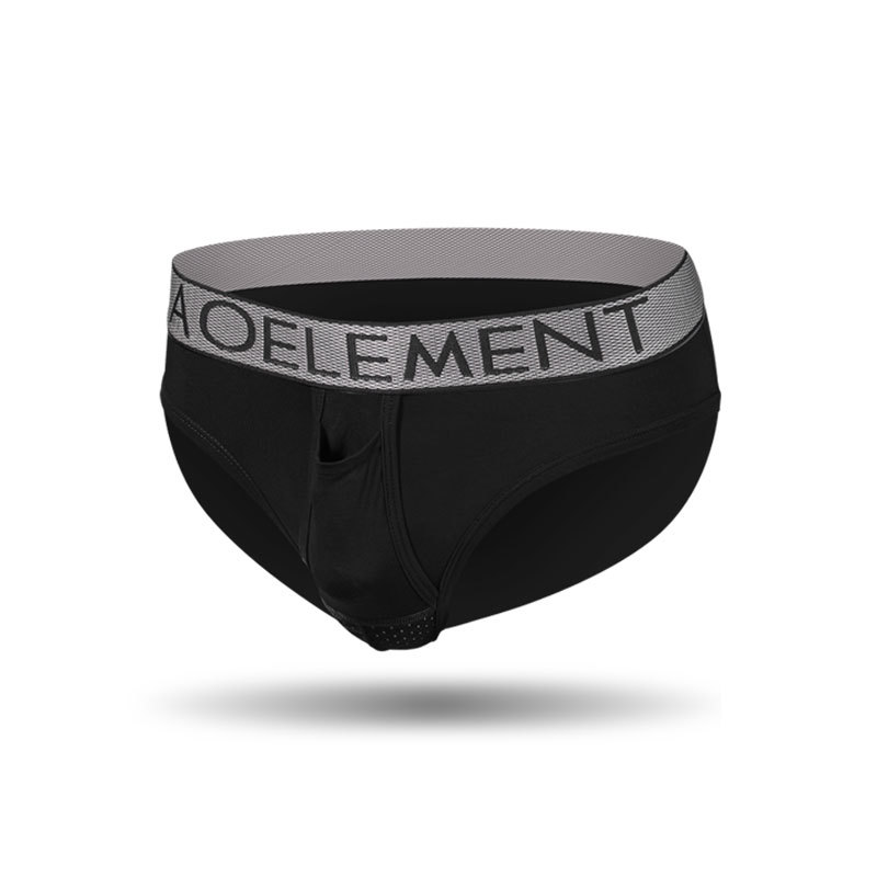 Custom Pouch Pocket Outside Modal Men Sexy Tanga Bikini Slip Briefs