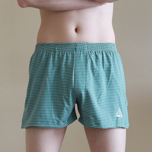 Factory Striped Men's Mid-Rise Boxer Shorts 100% Cotton Seamless Breathable Comfortable Arlo Pants Briefs
