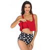 Women's Stretch Bathing Suits Color Block Slimming Swimwear Tummy Control One Piece Swimsuits