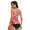 Custom Logo Tankini With Cover Up Bikini 2pcs Drawstring Skirt Beach Wear Bathing Suits Women Swimwear Beachwear