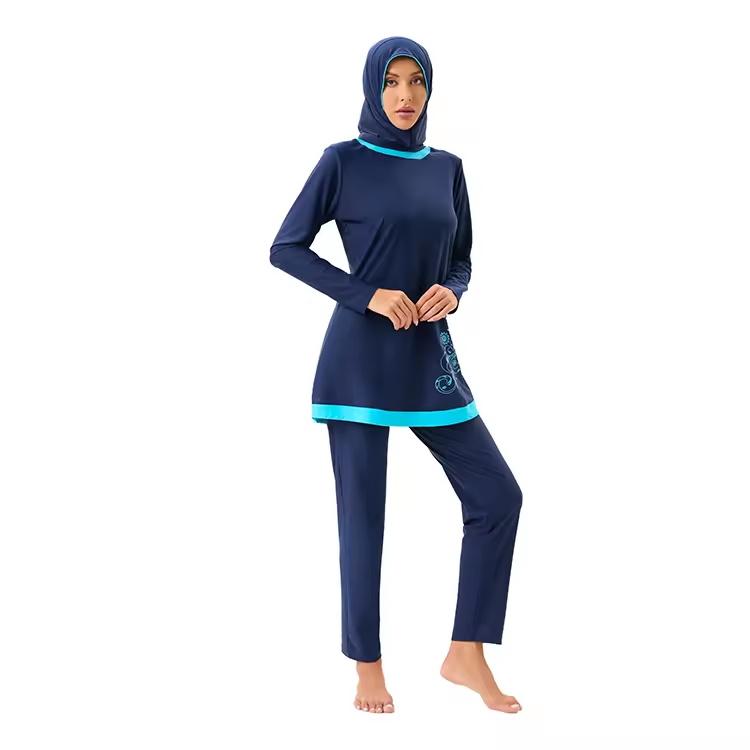 Full Skin Covered Muslim Swimsuit Muslim Women Swimsuits Two Piece Swimming Suit Muslim Swimwear