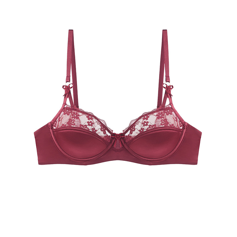 Smooth Lace Edge Hot Item for Big Chest Show Soft Steel Rim Bra Bikini New Collection
