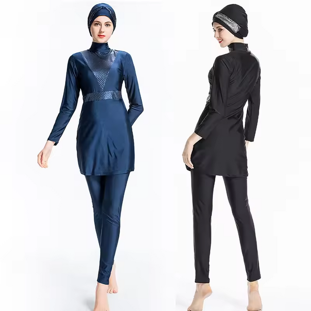Swimming Costume Women Muslim Swimwear Conservative Swim Wear Women 3 Piece Swimsuit