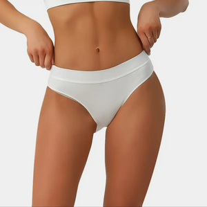 Cotton Seamless Underwear Ladies Low Rise Hipster Bikini Invisible Brief No-Show Women's Panties