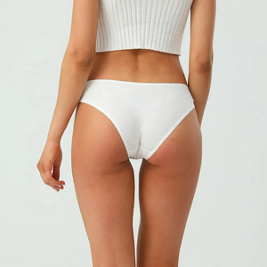 White Label Custom Printed Cotton Underwear S for Women Panties Pack Undergarments Supplier Sexy Big Hips Bikini Brief