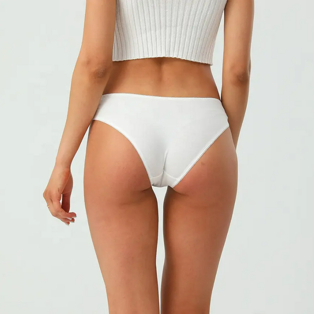 White Label Custom Printed Cotton Underwear S for Women Panties Pack Undergarments Supplier Sexy Big Hips Bikini Brief