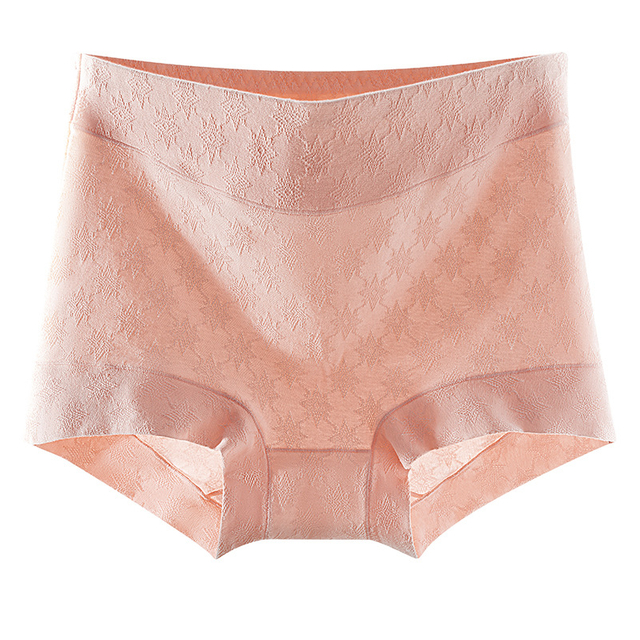 Customizable Women's Romantic Middle Waist Underwear Panties High Quality Traceless Cotton Antimicrobial Large Size