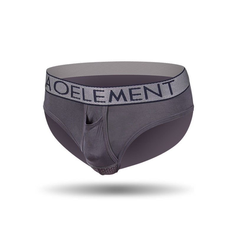 Custom Pouch Pocket Outside Modal Men Sexy Tanga Bikini Slip Briefs