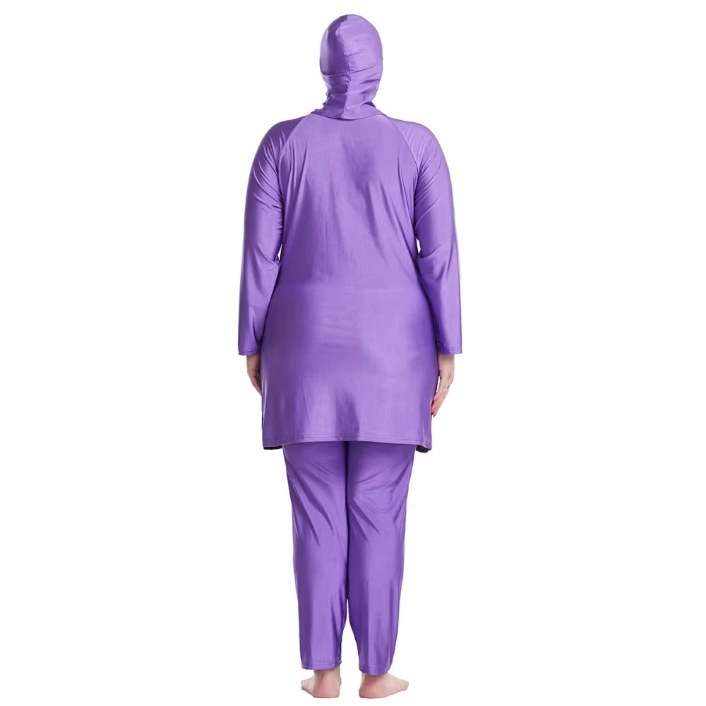 Plus Size Muslim Swim Wear Burkinis Bathing Suit Beach Swimsuit Full Coverage Muslim Swimwear